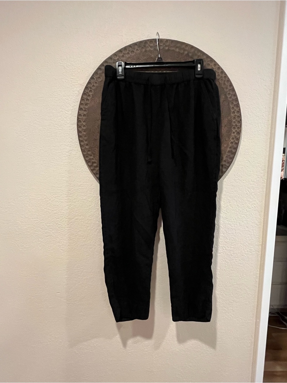 Caslon 100% Linen Drawstring Ankle Pants